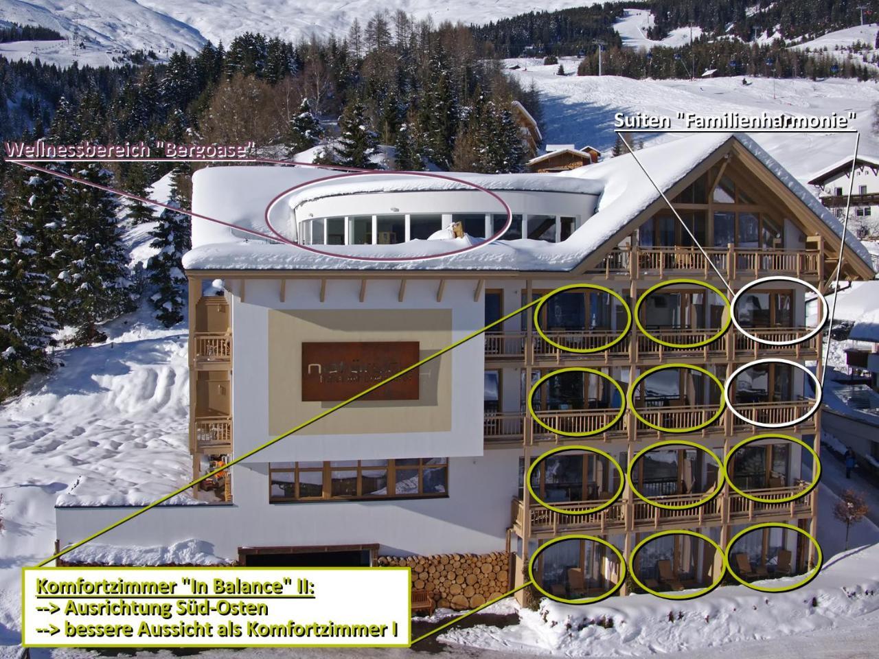 Natuerlich Hotel Mit Charakter Fiss Exterior foto